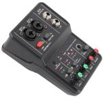 Bewinner 2-Channel DJ Audio Mixer Console