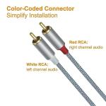 RCA to 3.5mm Audio Cable for DJ Equipment