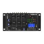VONYX STM3030 4 Channel DJ Mixer with Bluetooth