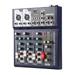 4-Channel Audio Mixer with USB and FX Effects
