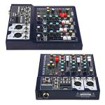 4-Channel Audio Mixer with USB and FX Effects