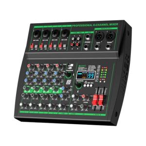 Yamnweo MW-6 Portable 6-Channel DJ Mixer