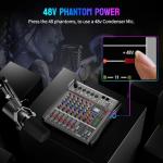 BAXS 6-Channel Bluetooth DJ Audio Mixer