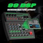 Yamnweo MW-6 Portable 6-Channel DJ Mixer