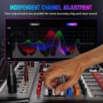BAXS 6-Channel Bluetooth DJ Audio Mixer