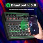 Yamnweo MW-6 Portable 6-Channel DJ Mixer