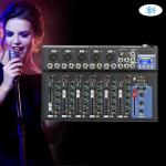 Bluetooth Portable 7-Channel DJ Mixer Console