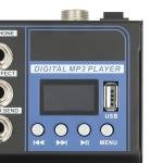 Bluetooth Portable 7-Channel DJ Mixer Console