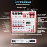 Yamnweo MW-6 Portable 6-Channel DJ Mixer