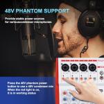Yamnweo MW-6 Portable 6-Channel DJ Mixer