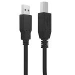 USB B Cable for DJ Controllers and Keyboards 1m