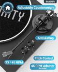 Majority Stylo Bluetooth Turntable with AT3600L Cartridge