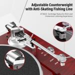 Bluetooth Belt-Drive Vinyl Record Player Turntable