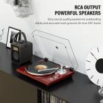 Bluetooth Belt-Drive Vinyl Record Player Turntable