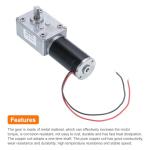 12V High Torque Worm Gear Motor for DJs