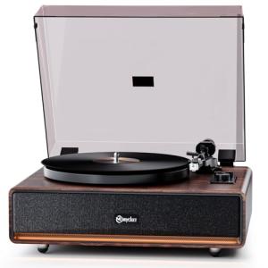 Bluetooth Vinyl Record Player with Built-in Speakers
