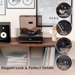 Bluetooth Vinyl Record Player with Built-in Speakers
