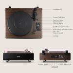 Bluetooth Vinyl Record Player with Built-in Speakers