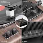 Bluetooth Vinyl Turntable with Built-In Speakers