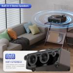 Bluetooth Vinyl Turntable with Built-In Speakers