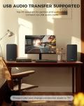 MEVOSTO 36W Wireless Bookshelf Speakers with Woofer