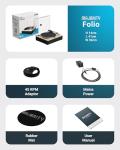 Bluetooth Record Player with USB and Speakers
