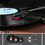 Bluetooth Portable Vinyl Turntable with Built-in Speaker
