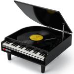 VOSTERIO Bluetooth Turntable with Built-in Speakers