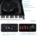 VOSTERIO Bluetooth Turntable with Built-in Speakers