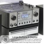 Steepletone Houston XP Bluetooth Music Centre with Speakers
