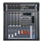 4-Channel DJ Mixer with Built-in Amplifier and Effects