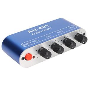 4-Channel Mini Audio Mixer with Stereo Jack