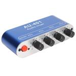 4-Channel Mini Audio Mixer with Stereo Jack