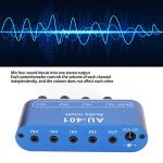 4-Channel Mini Audio Mixer with Stereo Jack