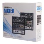 4-Channel DJ Mixer with Bluetooth and Effects