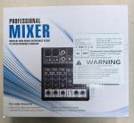 4-Channel DJ Mixer with Bluetooth and Effects