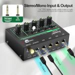 Aveek 4 Channel Low-Noise Audio Mixer