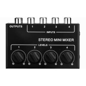 Tiardey 4-Channel Mini Stereo Audio Mixer