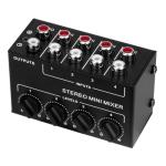 Tiardey 4-Channel Mini Stereo Audio Mixer