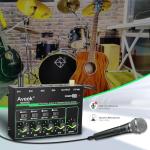 Aveek 4 Channel Low-Noise Audio Mixer
