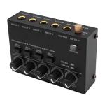 WANGCL 4 Channel Low-Noise Stereo Audio Mixer