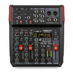 Vonyx VM-KG06 6-Channel PA Mixer with Bluetooth
