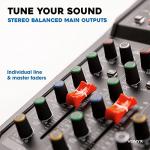 Vonyx VM-KG06 6-Channel PA Mixer with Bluetooth