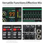 XTUGA 6 Channel DJ Mixer with Bluetooth & Effects