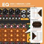 Mini6 Professional Audio Mixer for Streaming and DJing