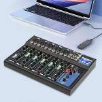 7 Channel Digital Audio Mixer for Streaming and Gaming