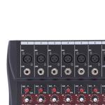 8-Channel DJ Mixer with LCD Display and EQ