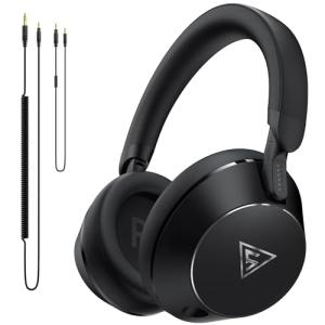 DOQAUS HD1 Wired DJ Headphones with Dual Jacks