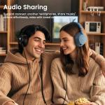 DOQAUS HD1 Wired DJ Headphones with Dual Jacks