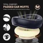 Ailihen Foldable Over-Ear Wired Headphones with Mic
